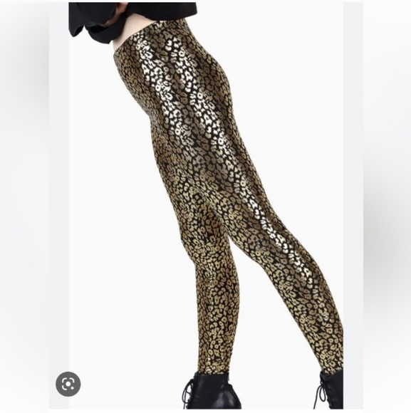 BLACKMILK Cheetah Gold High Waisted Leggings - Limited Edition! - Picture 9 of 12